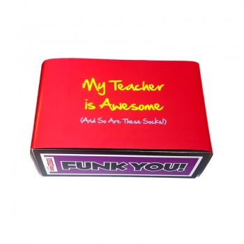 Awesome Teacher Gift Set - Assorted Oddsocks for Men