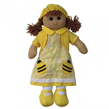 Powell Craft Childrens Fabric Rag Doll - Bumble Bee Design