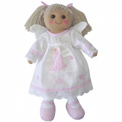 Powell Craft Childrens Fabric Rag Doll - Night Dress Design