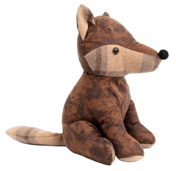 Sil Weighted Fabric Fox Doorstop