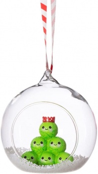 Sass & Belle Novelty Brussel Sprout Bauble Christmas Tree Decoration