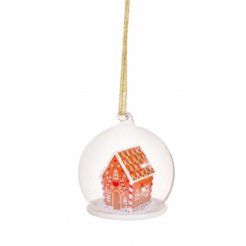 Sass & Belle Gingerbread House Christmas Tree Bauble