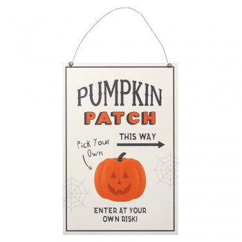 Something Different Pumpkin Patch This Way Wooden Sign