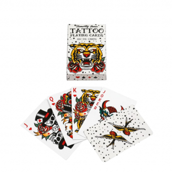 Something Different Retro Tattoo Design Playing Cards