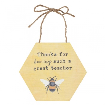 Something Different Thanks For Bee-ing Such A Great Teacher Plaque