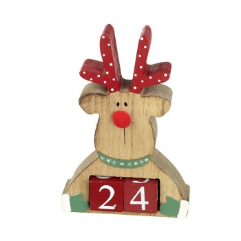 Heaven Sends Moose Countdown Christmas Perpetual Calendar