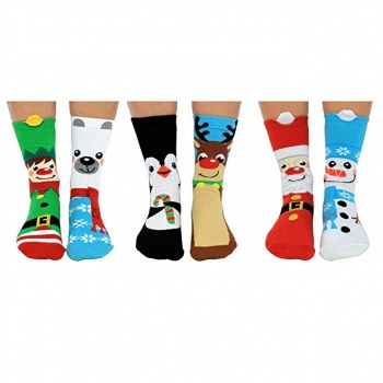 United Oddsocks Santa's Squad Childrens Christmas Socks