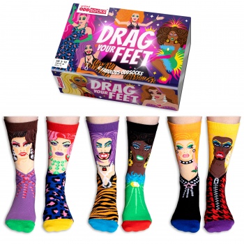 United Oddsocks Drag Queen Themed Fabulous Socks