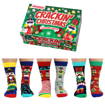 United Oddsocks Crackin' Christmas Nutcracker Men's Socks