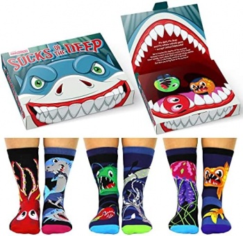 United Oddsocks Socks of the Deep Children's Socks - Size 12-5.5