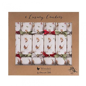 Wrendale Designs Set of 6 Christmas Crackers - Choice of Design