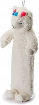 Warmies 3D Fluffy White Llama Long Water Bottle