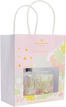 Wax Lyrical Lovely Mum Mini Candle and Reed Diffuser Gift Set