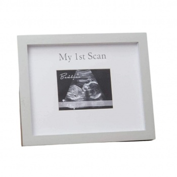 Bambino My First Scan Grey Baby Photo Frame By Widdop