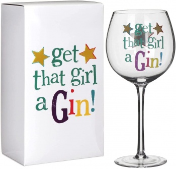 The Bright Side Get That Girl A Gin Boxed Gin Glass Gift