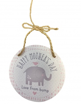 Widdop Happy Mother's Day Love From Bump Wooden Plaque