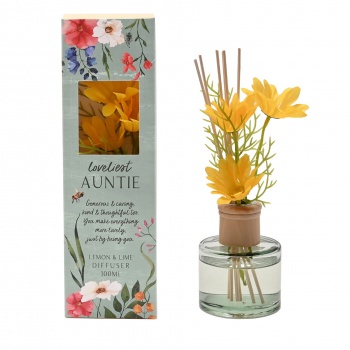 Widdop Loveliest Auntie Lemon and Lime Reed Diffuser