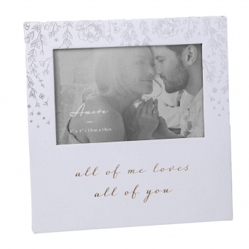 Amore All Of Me Loves All Of You Wedding Photo Frame