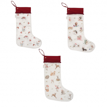 Wrendale Designs Illustrated Christmas Stockings - Choice of Design