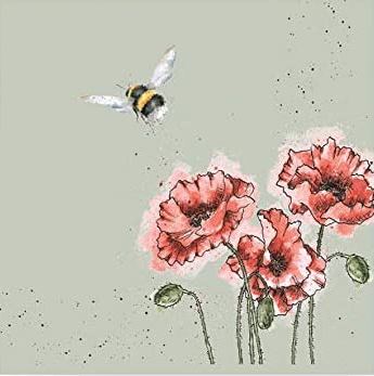 Wrendale Designs Flight of the Bumblebee 20 Pack Napkin Set