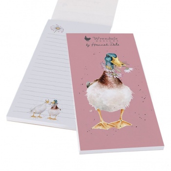 Wrendale Designs Floral Duck Shopping List Pad