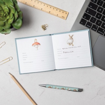 Wrendale Designs Baby Fox Design Password Book
