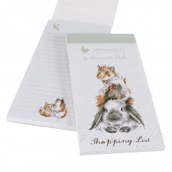 Wrendale Designs 'Piggy In The Middle' Magnetic Shopping List Pad