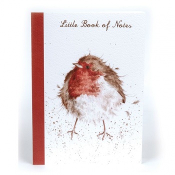 Wrendale Designs Christmas Robin Little Book of Notes Pad