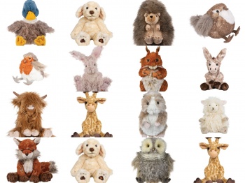 Wrendale Designs Country Animals Plush Toy  - Choice of Animal
