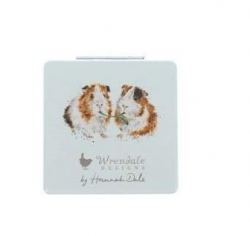 Wrendale Designs 'Piggy in The Middle' Compact Mirror With Gift Box
