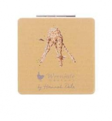 Wrendale Designs Giraffe Compact Mirror With Gift Box