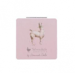 Wrendale Designs Llama Compact Mirror With Gift Box