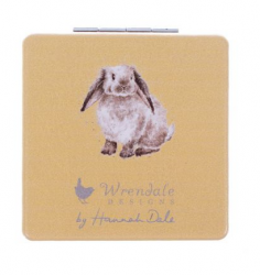 Wrendale designs Bunny Compact Mirror With Gift Box