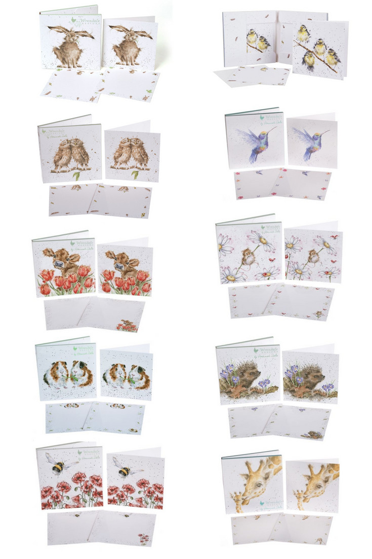 Wrendale Designs Illustrated Notecard Packs - Choice of Design