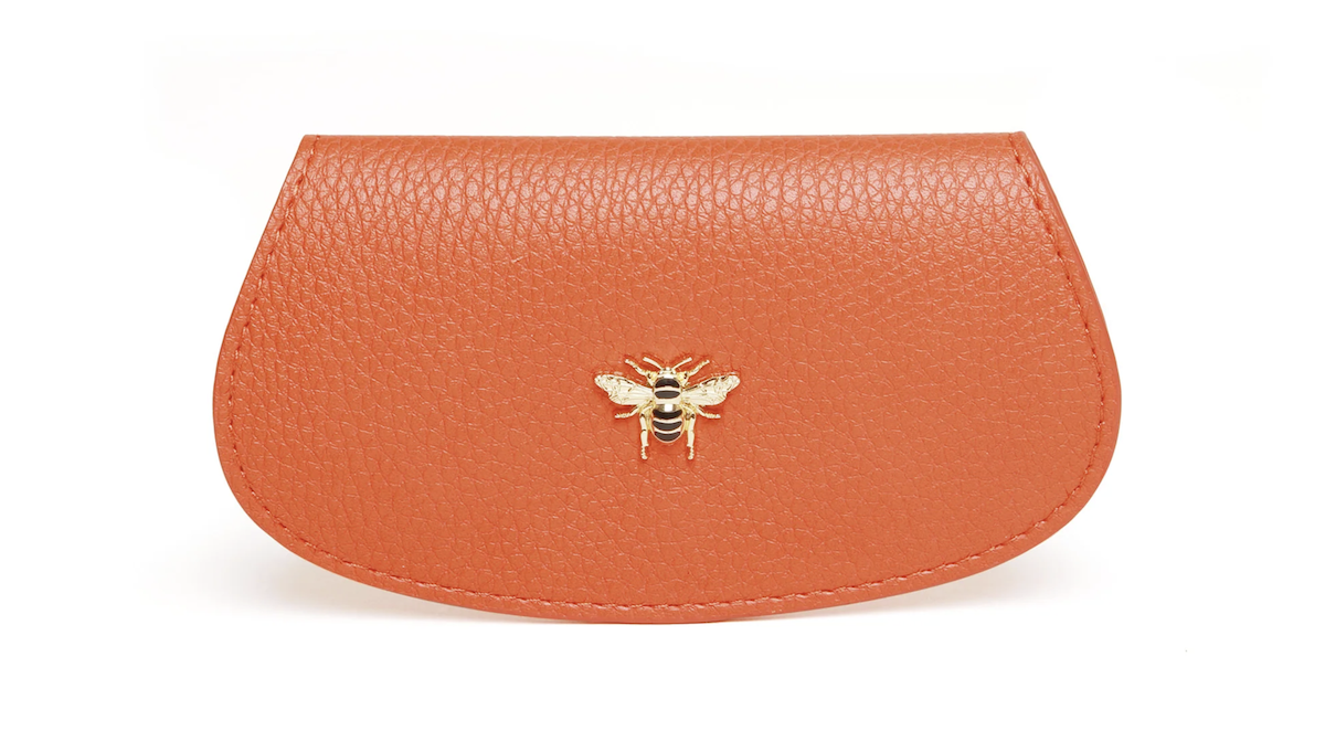 Alice Wheeler Glasses Case Faux Leather and Bumblebee Design Gifts for Women - Picture 4 of 16