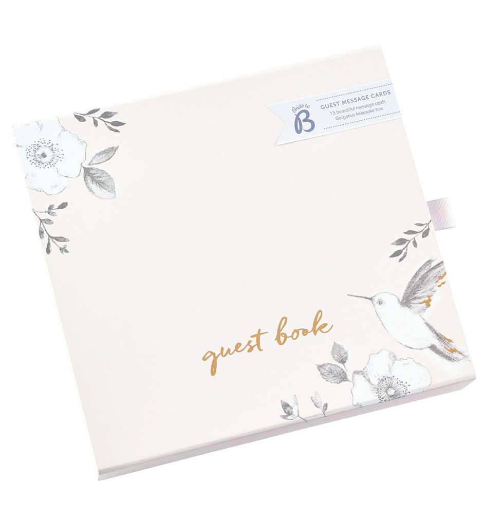 Busy B Wedding Guest Book With Message Cards