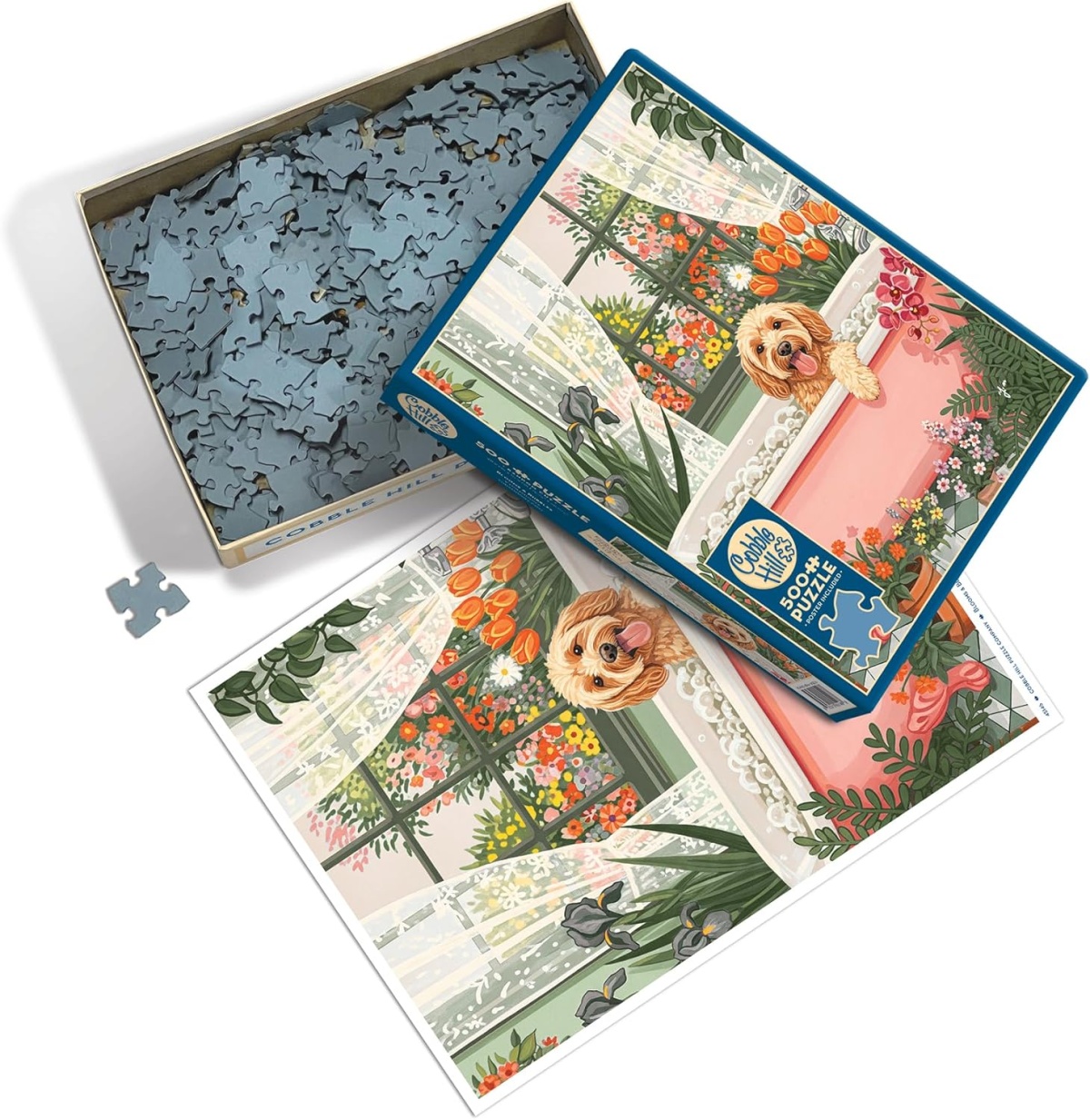 Blooms & Bubbles Cockapoo Jigsaw Puzzle | Gifts Handpicked