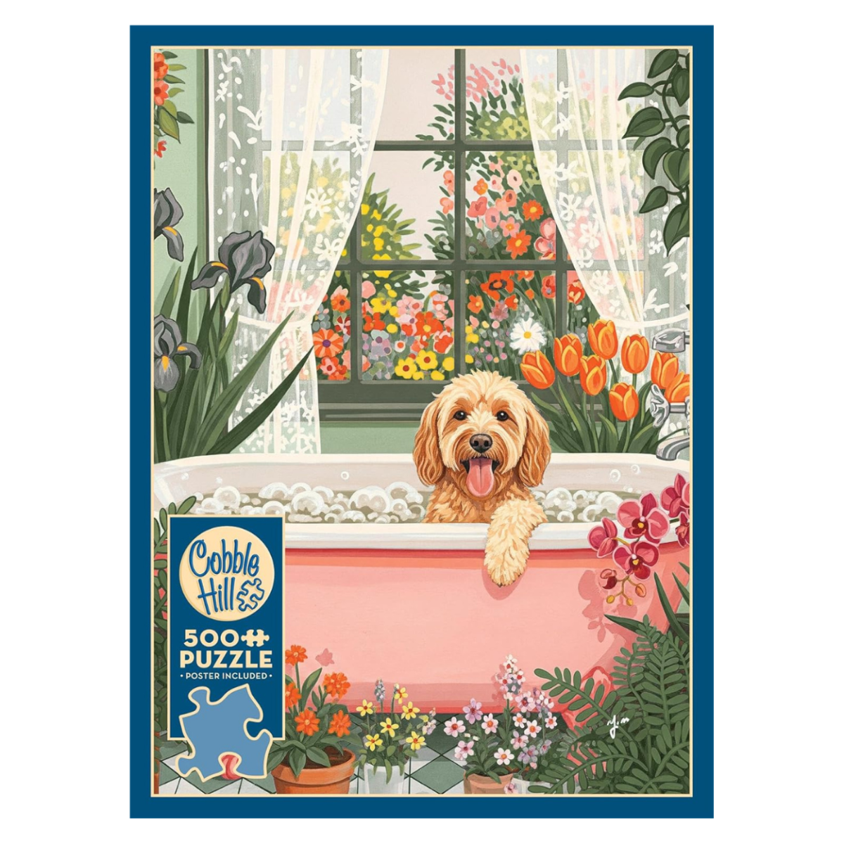 Blooms & Bubbles Cockapoo Jigsaw Puzzle | Gifts Handpicked