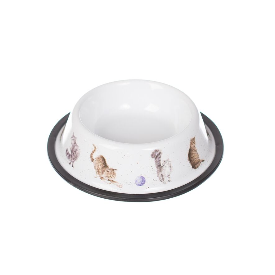 Wrendale Designs Illustrated Tin Cat Bowl