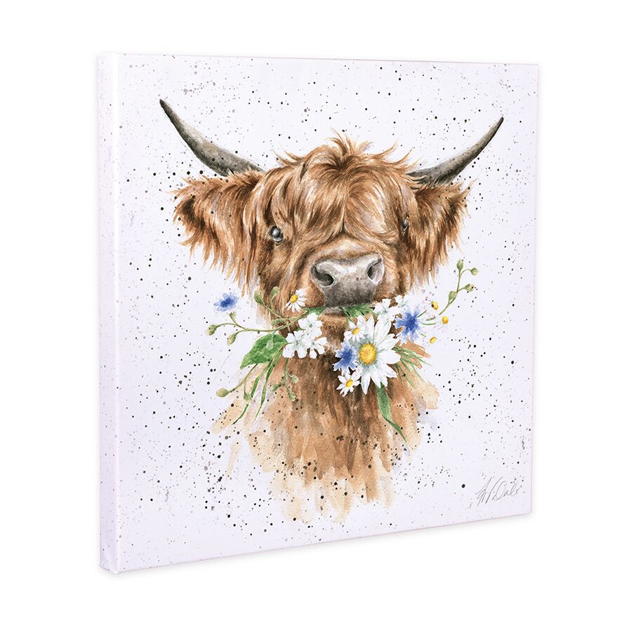 Wrendale Designs Daisy Cow Canvas