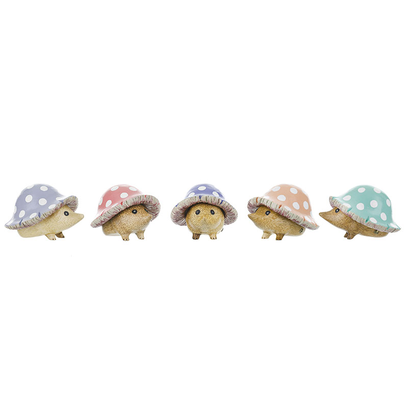 DCUK Wooden Hedgehog Ornaments - Choice of Colour