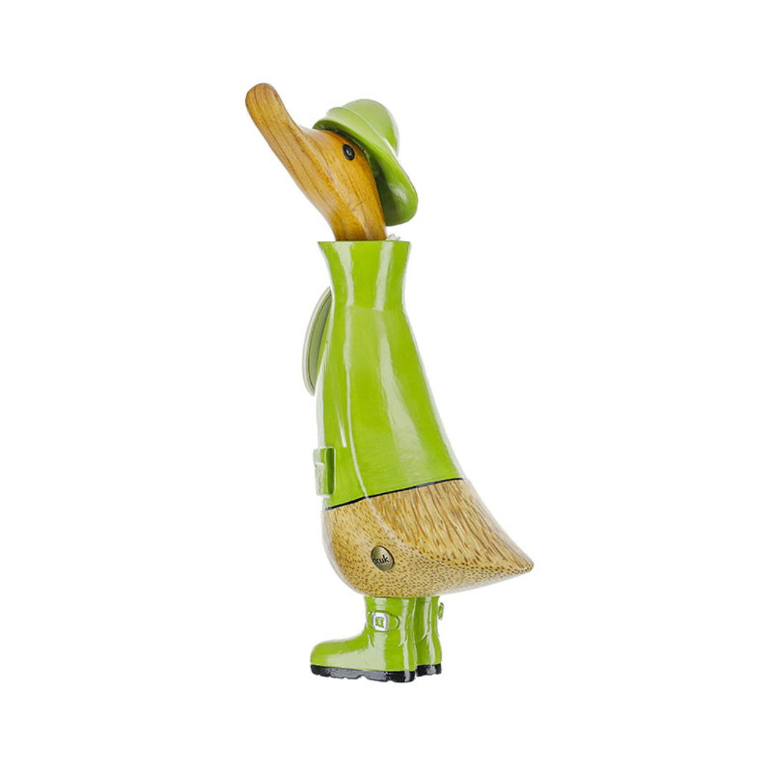 DCUK Raincoat Natural Colourful Wooden Duckling Accessory - Choice of Colour - Picture 4 of 6