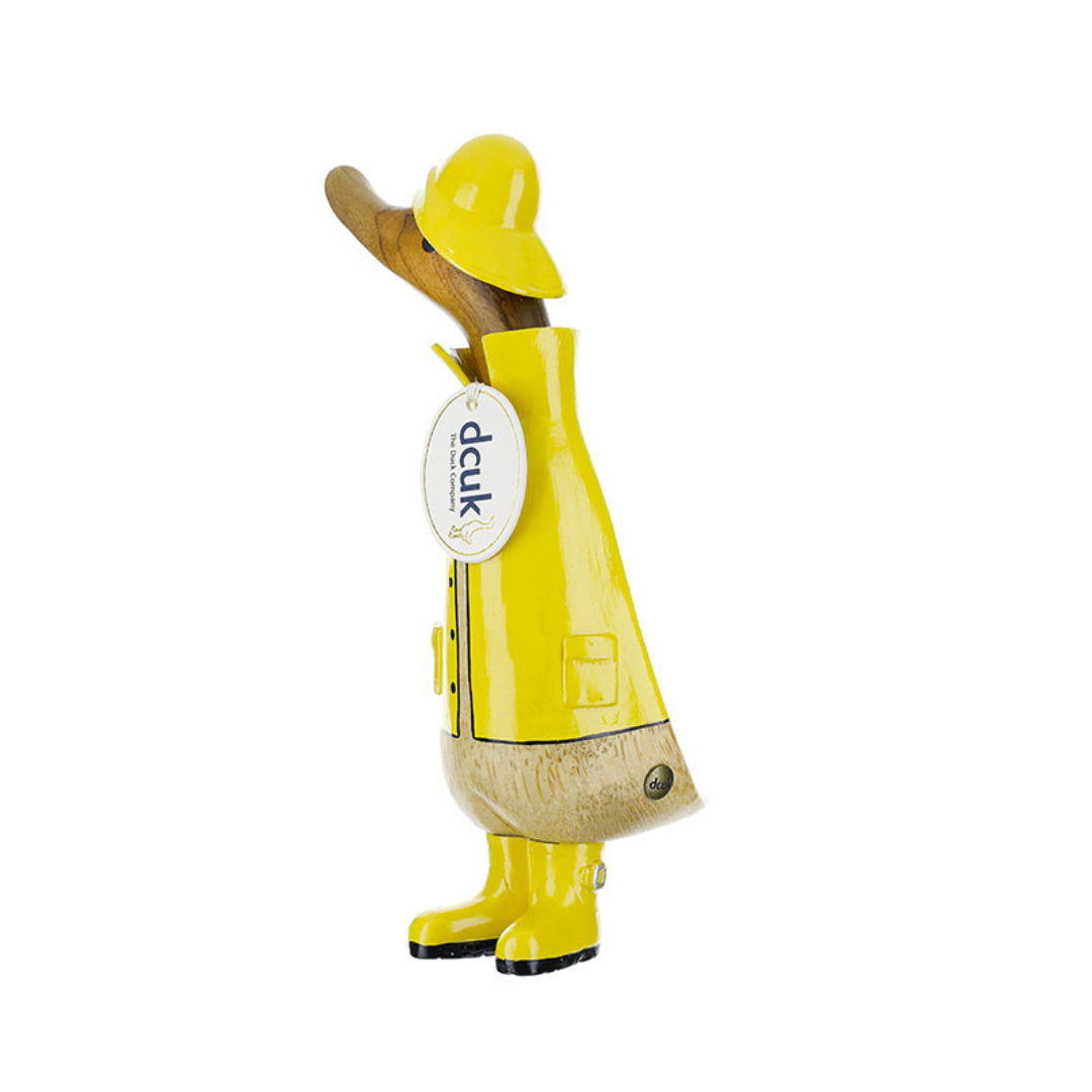 DCUK Raincoat Natural Colourful Wooden Duckling Accessory - Choice of Colour - Picture 6 of 6
