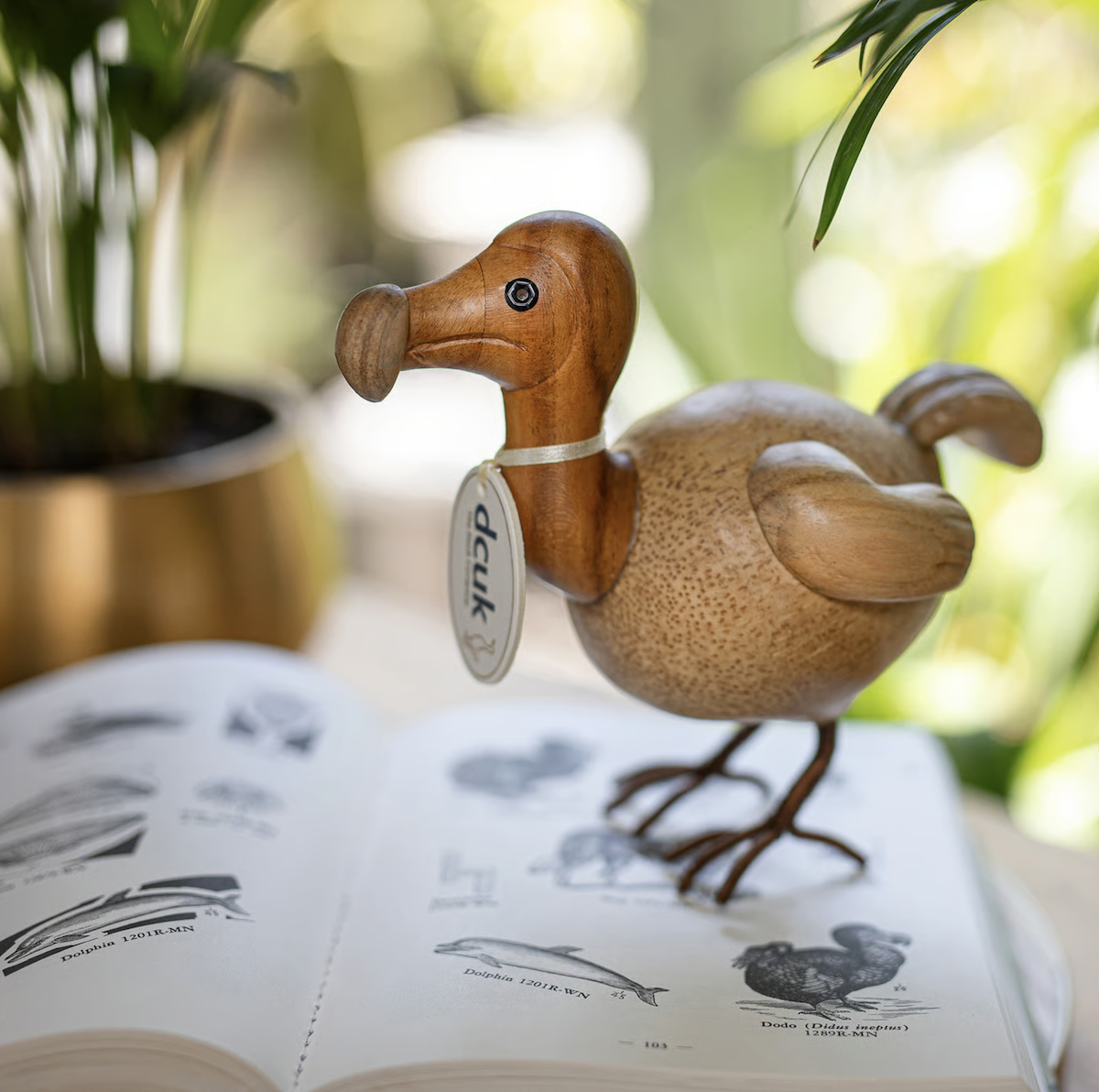 DCUK Natural Wooden Dodo Ornament | Gifts from Handpicked