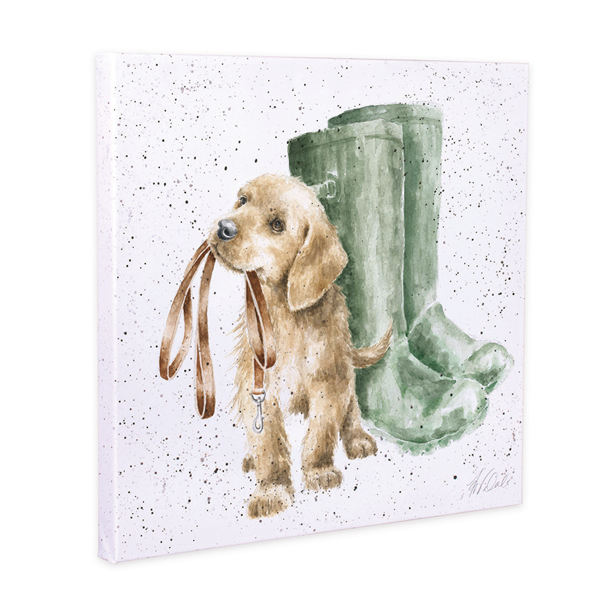 Wrendale Designs Hopeful Dog Illustrated Canvas