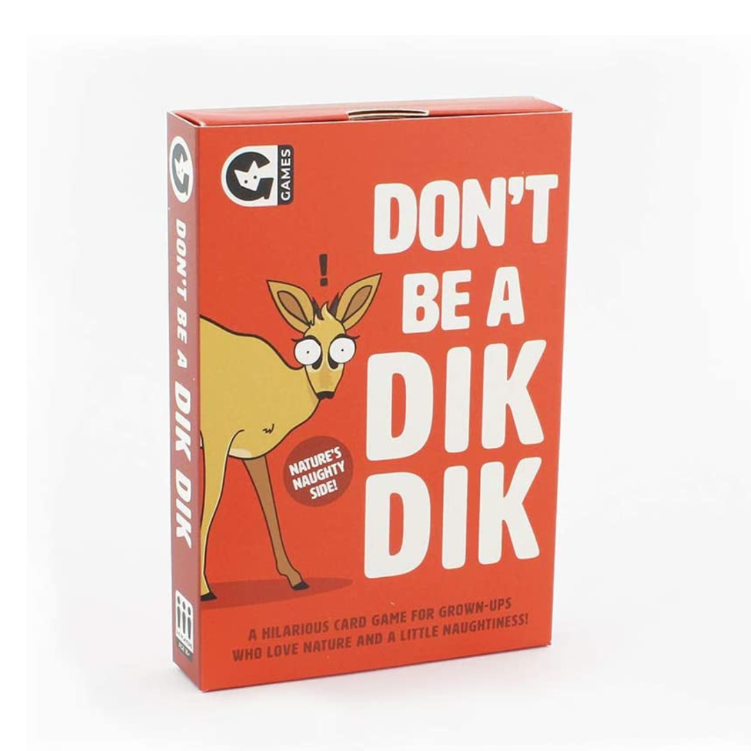 Ginger Fox Don't Be A Dik Dik Hilarious Card Game