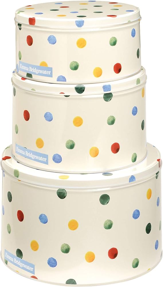 Emma Bridgewater Polka Dot Set of 3 Cake Tins