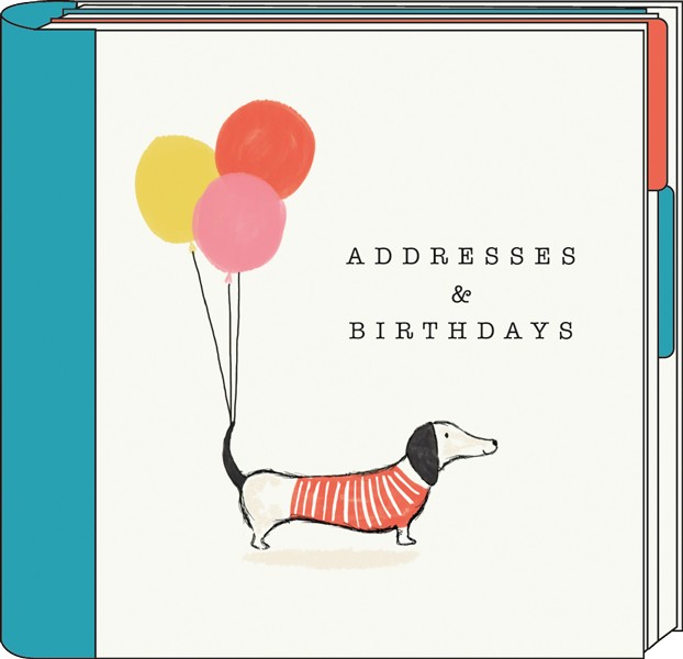 The Artfile Frank Sausage Dog Address & Birthday Book