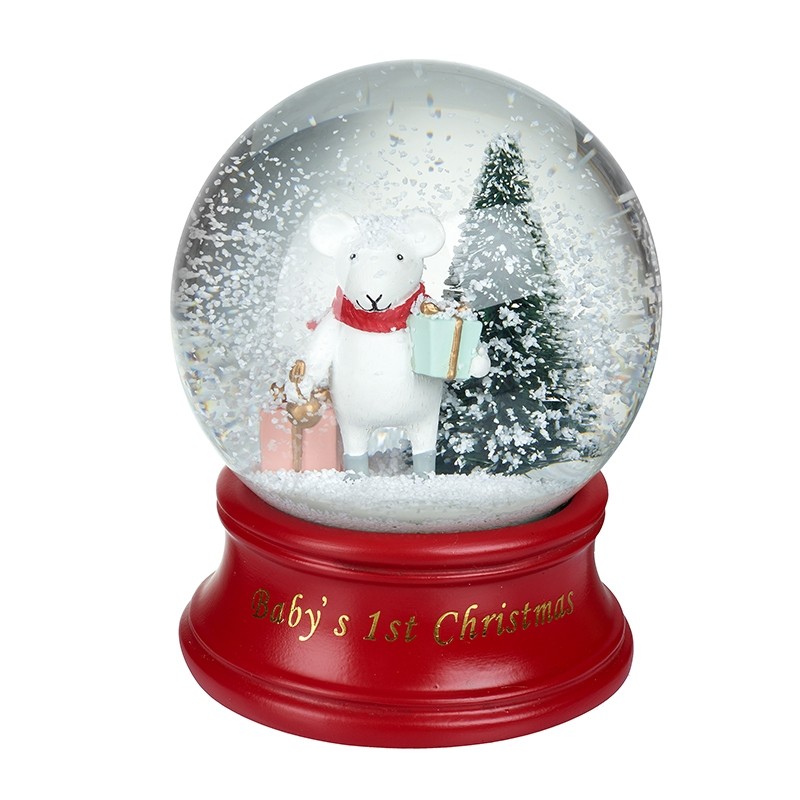 Babys Second Christmas Globe 2022 Heaven Sends Baby's First Christmas Snowglobe Handpicked Gifts