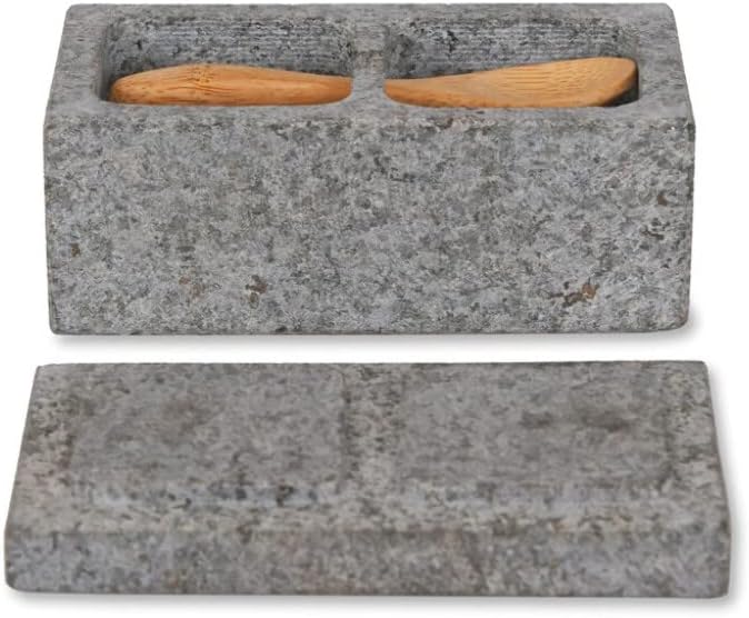 Garden Trading Granite Salt and Pepper Pinch Pots Unique Kitchen Accessory